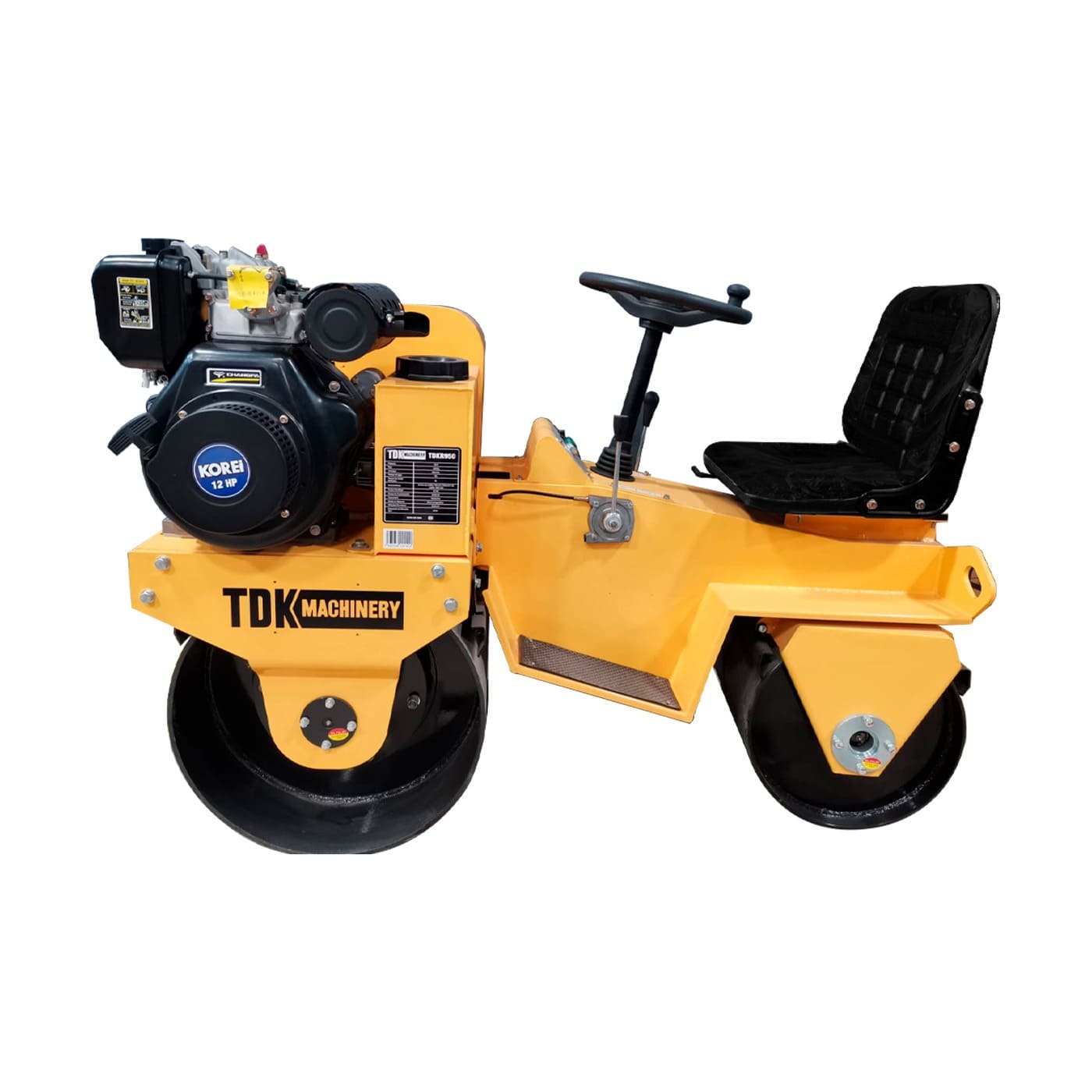 Motor Rodillo Rodillo Vibratorio Profesional Tdk Machinery Doble C/Operador C/Motor ...
