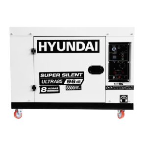 Generador Silencioso Hyundai C/Motor Diésel Potencia Máxima 8.8 Kw 110v/220v - Ultra85